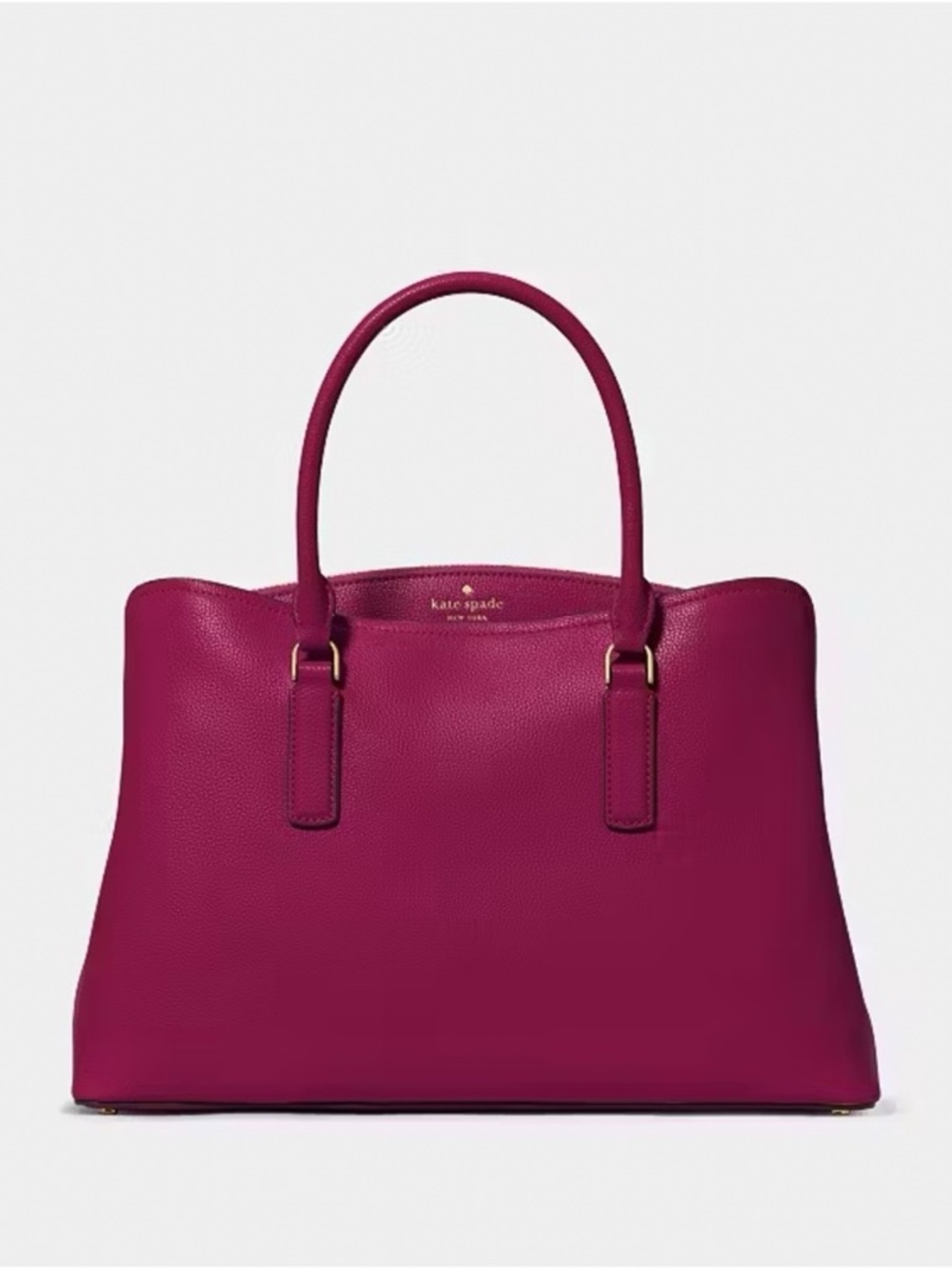 Kate Spade New York Thompson Street Large Satchel Bag, Dark Raspberry NWT